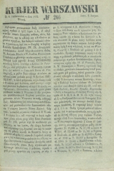Kurjer Warszawski. 1835, № 266 (6 października)