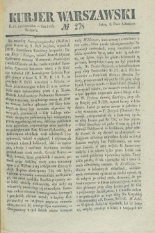 Kurjer Warszawski. 1835, № 278 (18 października)