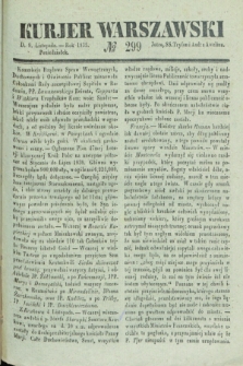 Kurjer Warszawski. 1835, № 299 (9 listopada)