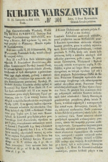 Kurjer Warszawski. 1835, № 301 (11 listopada)