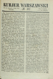 Kurjer Warszawski. 1835, № 302 (12 listopada)