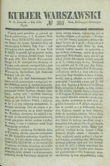 Kurjer Warszawski. 1835, № 303 (13 listopada)