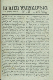 Kurjer Warszawski. 1835, № 325 (5 grudnia)