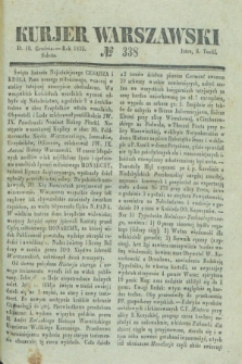 Kurjer Warszawski. 1835, № 338 (19 grudnia)