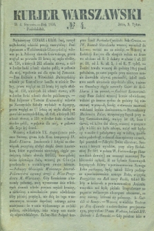 Kurjer Warszawski. 1836, № 4 (4 stycznia)