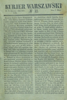 Kurjer Warszawski. 1836, № 12 (13 stycznia)