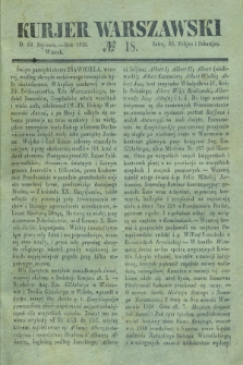 Kurjer Warszawski. 1836, № 18 (19 stycznia)