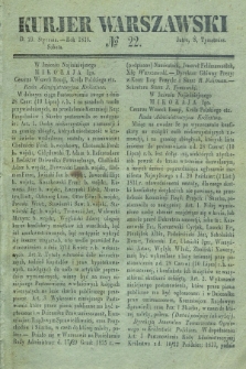 Kurjer Warszawski. 1836, № 22 (23 stycznia)
