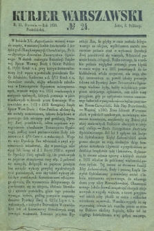 Kurjer Warszawski. 1836, № 24 (25 stycznia)