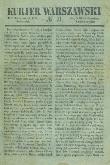 Kurjer Warszawski. 1836, № 31 (1 lutego)