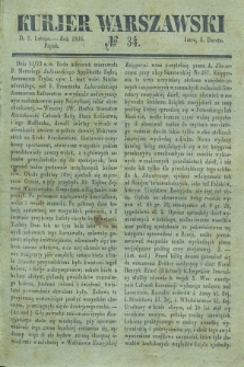 Kurjer Warszawski. 1836, № 34 (5 lutego)