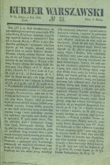 Kurjer Warszawski. 1836, № 53 (24 lutego)