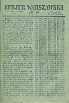 Kurjer Warszawski. 1836, № 70 (12 marca)