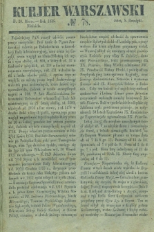 Kurjer Warszawski. 1836, № 78 (20 marca)