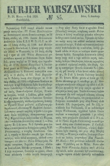 Kurjer Warszawski. 1836, № 85 (28 marca)