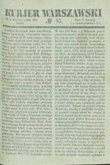 Kurjer Warszawski. 1836, № 95 (9 kwietnia)