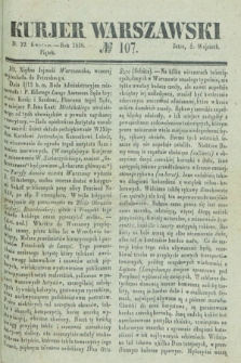 Kurjer Warszawski. 1836, № 107 (22 kwietnia)