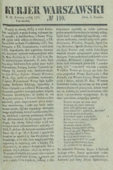 Kurjer Warszawski. 1836, № 110 (25 kwietnia)