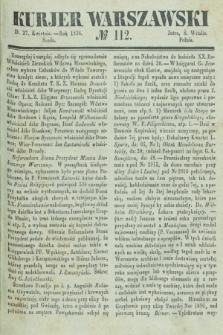 Kurjer Warszawski. 1836, № 112 (27 kwietnia)