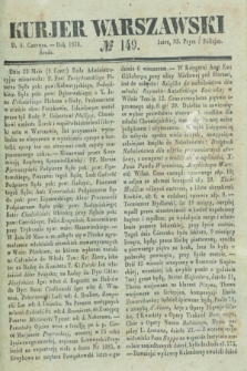 Kurjer Warszawski. 1836, № 149 (8 czerwca)