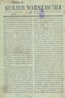 Kurjer Warszawski. 1836, № 171 (1 lipca)