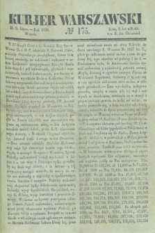 Kurjer Warszawski. 1836, № 175 (5 lipca)