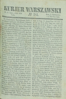Kurjer Warszawski. 1836, № 183 (13 lipca)