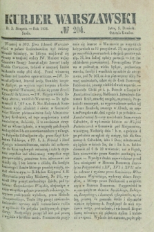 Kurjer Warszawski. 1836, № 204 (3 sierpnia)