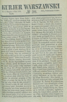 Kurjer Warszawski. 1836, № 206 (5 sierpnia)