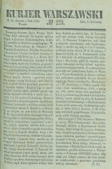 Kurjer Warszawski. 1836, № 223 (23 sierpnia)