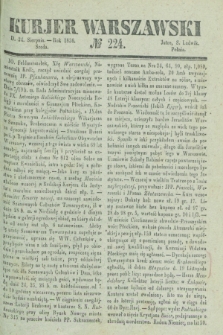 Kurjer Warszawski. 1836, № 224 (24 sierpnia)