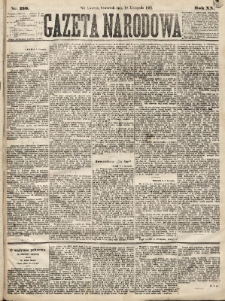 Gazeta Narodowa. 1881, nr 256