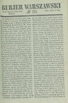 Kurjer Warszawski. 1836, № 228 (28 sierpnia)