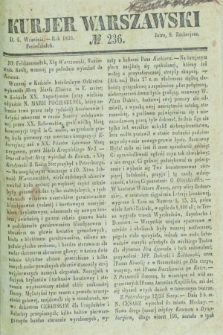 Kurjer Warszawski. 1836, № 236 (5 września)