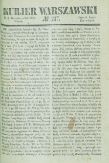 Kurjer Warszawski. 1836, № 237 (6 września)