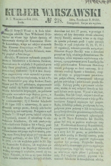 Kurjer Warszawski. 1836, № 238 (7 września)