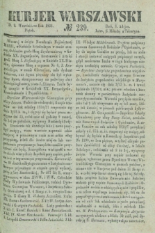Kurjer Warszawski. 1836, № 239 (9 września)