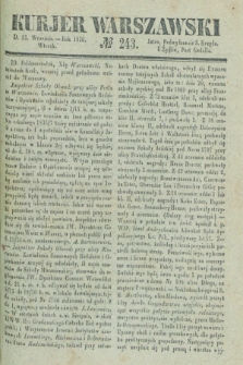 Kurjer Warszawski. 1836, № 243 (13 września)