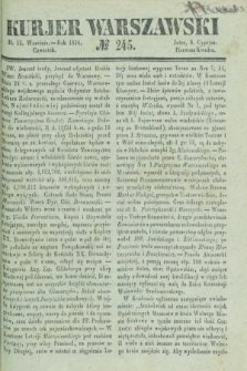 Kurjer Warszawski. 1836, № 245 (15 września)