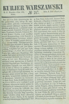Kurjer Warszawski. 1836, № 247 (17 września)