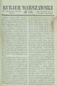 Kurjer Warszawski. 1836, № 264 (4 października)