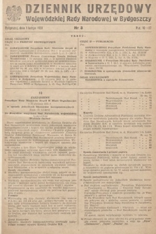 Dziennik Urzędowy Wojewódzkiej Rady Narodowej w Bydgoszczy. 1951, nr 3