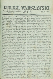 Kurjer Warszawski. 1836, № 277 (17 października)
