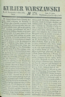 Kurjer Warszawski. 1836, № 279 (19 października)