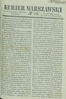 Kurjer Warszawski. 1836, № 284 (24 października)