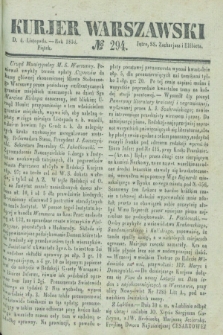 Kurjer Warszawski. 1836, № 294 (4 listopada)