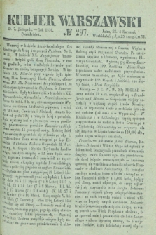 Kurjer Warszawski. 1836, № 297 (7 listopada)