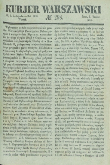 Kurjer Warszawski. 1836, № 298 (8 listopada)