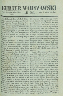 Kurjer Warszawski. 1836, № 299 (9 listopada)