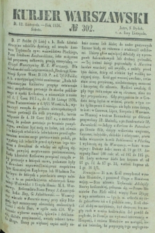 Kurjer Warszawski. 1836, № 302 (12 listopada)